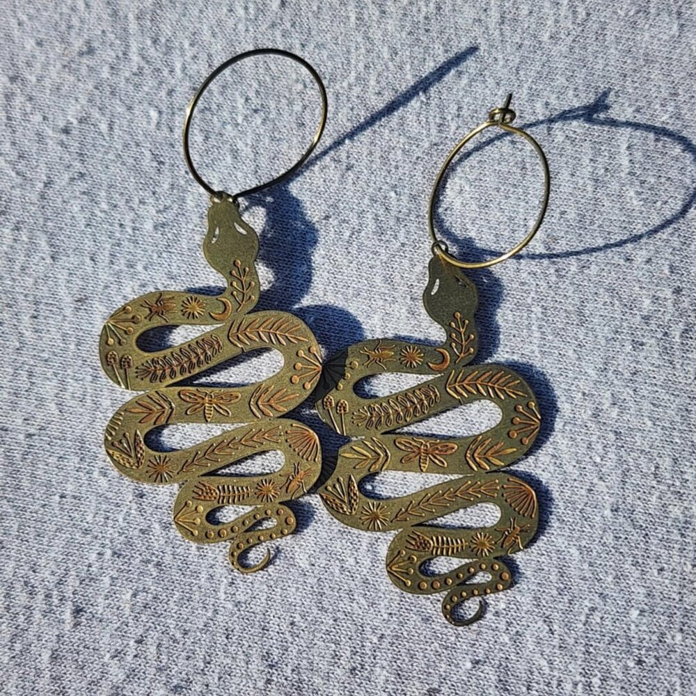 Snake Earrings